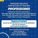 Poá abre processo seletivo para professores