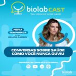 Daiana Garbin grava episódio especial do Biolab Cast sobre hipertensão durante o Congresso SOCESP 2025