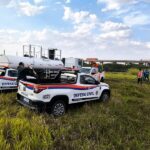 Defesa Civil e Secretaria de Serviços Urbanos de Poá combatem focos de incêndio na estrada Padre Eustáquio