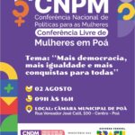 Conferência Livre de Mulheres discute políticas públicas para população feminina em Poá